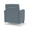 Lesro Siena Lounge Reception Guest Chair w/ Front Casters, 27 in W 29.5 in L 32.5 in H SN1101 - alternate 3